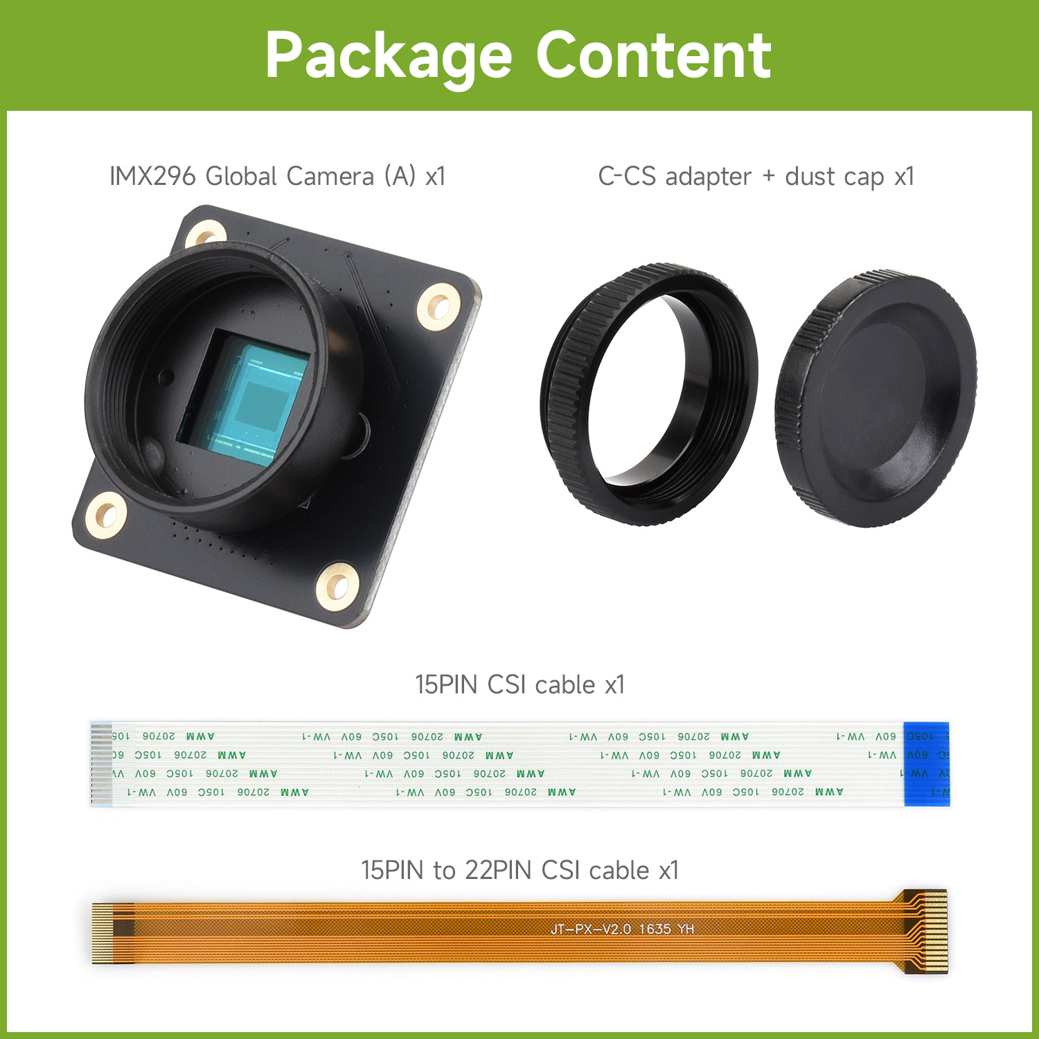 Waveshare IMX296 Global Shutte - Raspberry Pi Global Shutter Camera Imx296 review and price